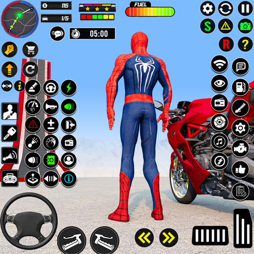 moto bici corsa 3d mega rampe