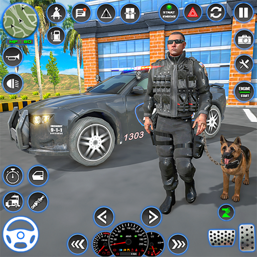 SIM di gioco inseguimento auto