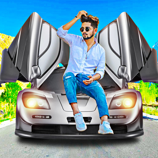 Sport car photo editor frames