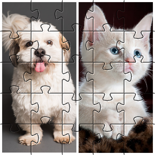 Puppy kitten jigsaw puzzle